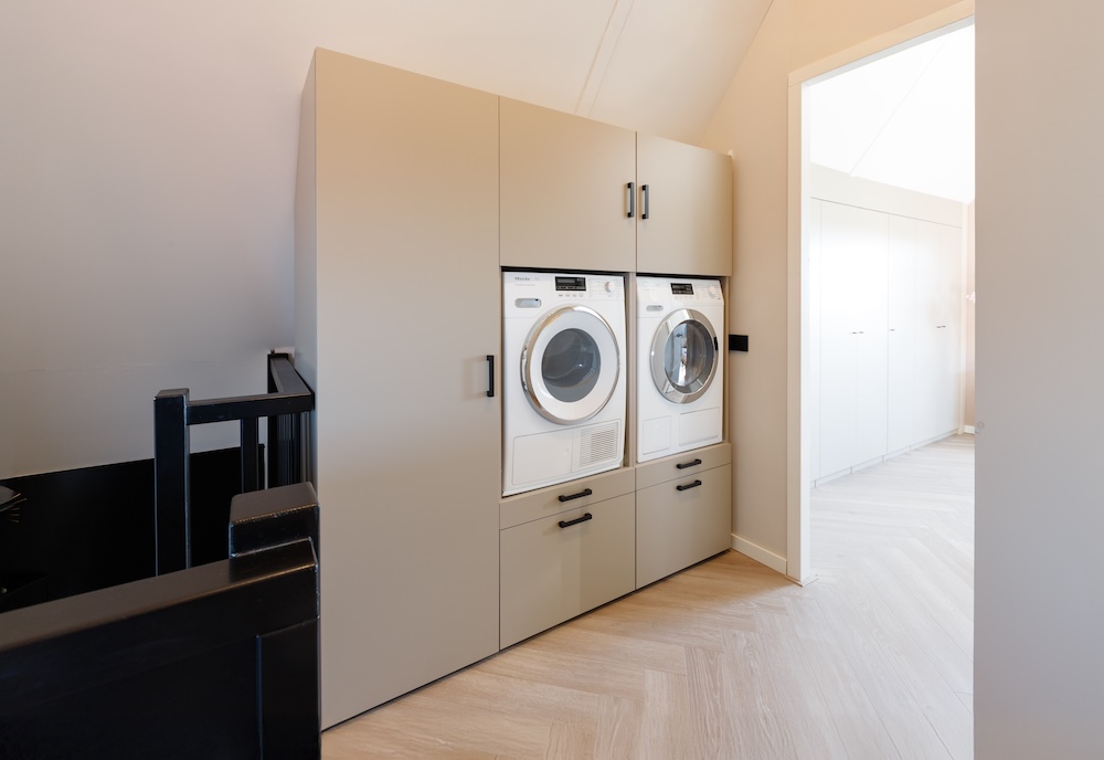 Foto Slimme wasombouw voor een opgeruimde wasruimte FotoSlimme wasombouw voor een opgeruimde wasruimte